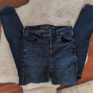 American Eagle Outfitters Highest Rise Jegging Crop Next Level Stretch